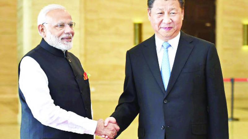 Modi and JinPing Modi and JinPing