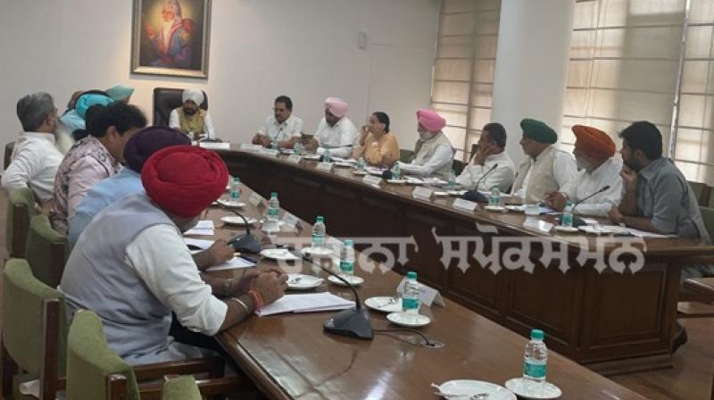 First cabinet meeting under Cm Charanjit Channi begins