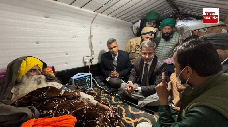 Union Home Ministry Director and Punjab DGP meet Dallewal Union Home Ministry Director and Punjab DGP meet Dallewal