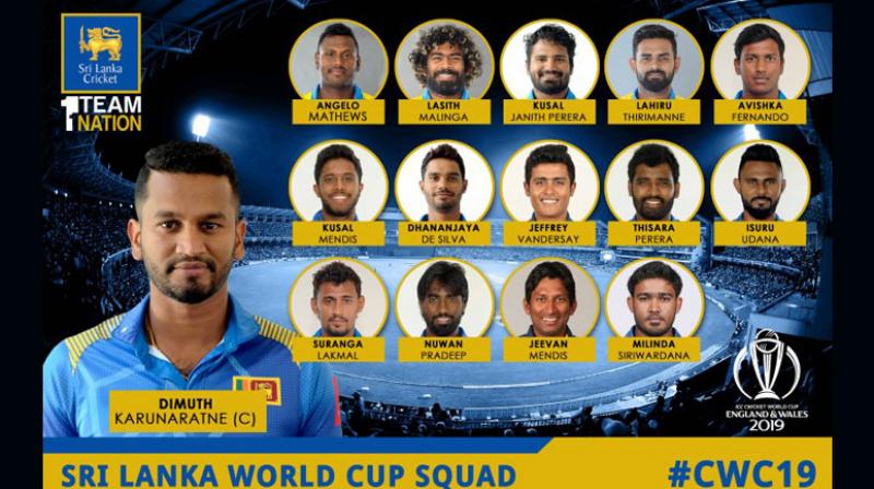 Sri Lanka and South Africa cricket announced team for World Cup
