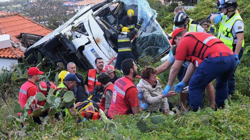 29 German tourists killed in Madeira bus crash 29 German tourists killed in Madeira bus crash