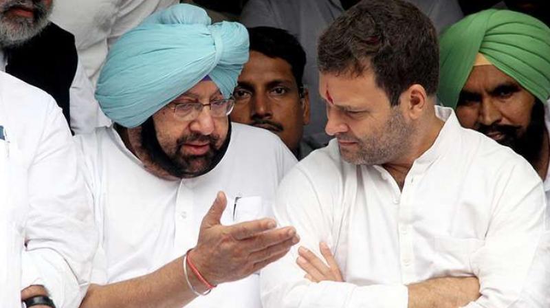 Amarinder Singh & Rahul Gandhi