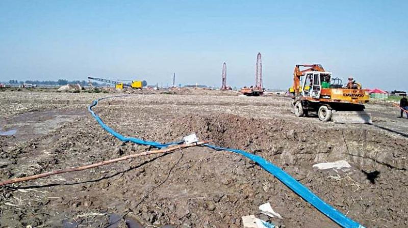 Kartarpur Corridor construction work