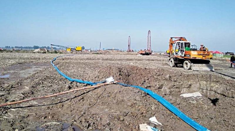 Kartarpur Corridor construction work Kartarpur Corridor construction work
