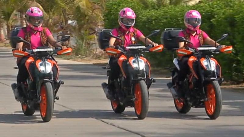 3 women bikers to ride from Varanasi to London for women empowerment 