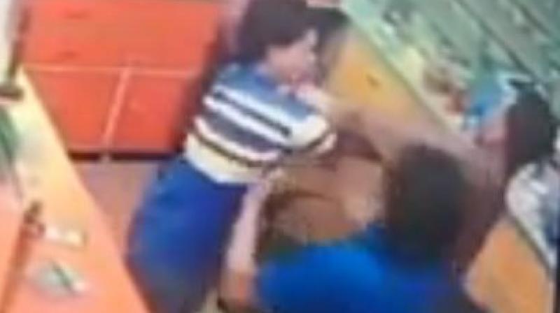 BJP leader's brother beat shopkeeper BJP leader's brother beat shopkeeper