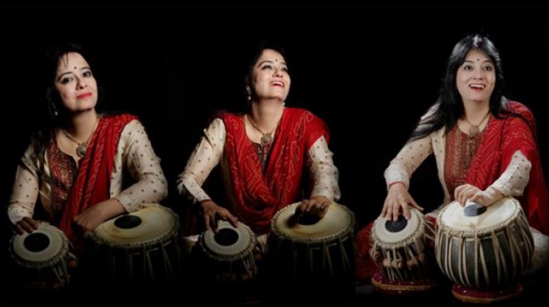  Now women  can also play the tabla
