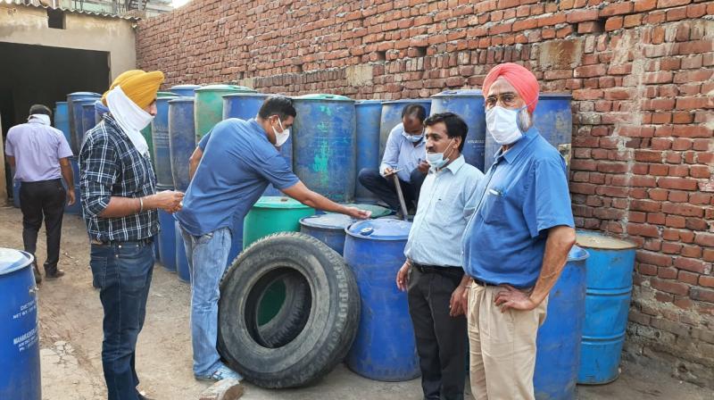 27600 Litres Of Illicit Chemical Containing  Spirit From  Dera Bassi Mohali