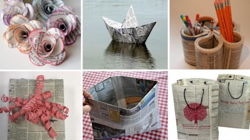Use an old newspaper Household Things Use an old newspaper Household Things