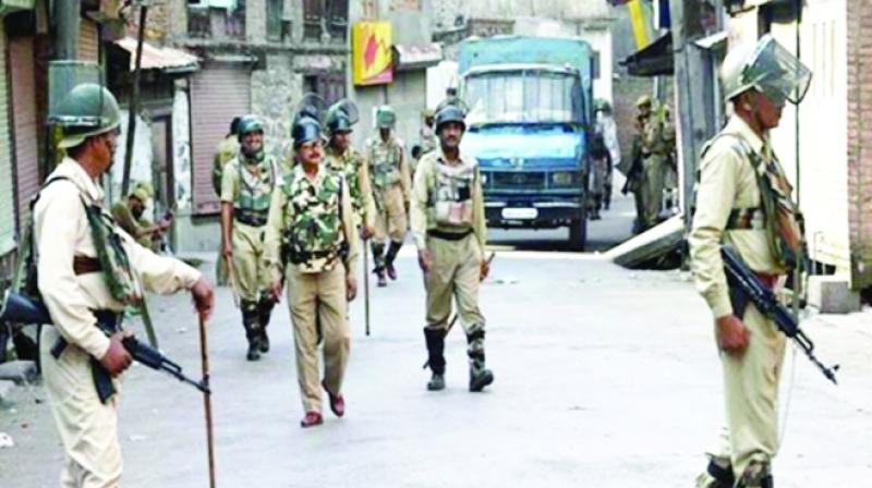 Curfew in Shillong Curfew in Shillong