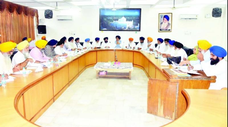 Shiromani Committee During meeting
