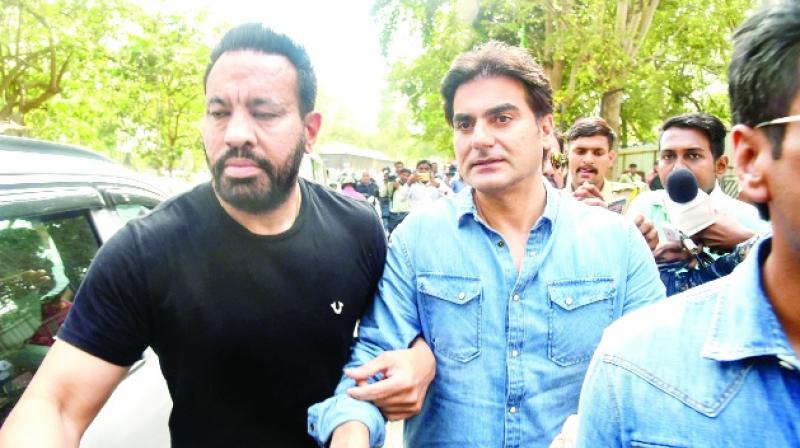 Police taking Arbaaz Khan Enquiry Police taking Arbaaz Khan Enquiry