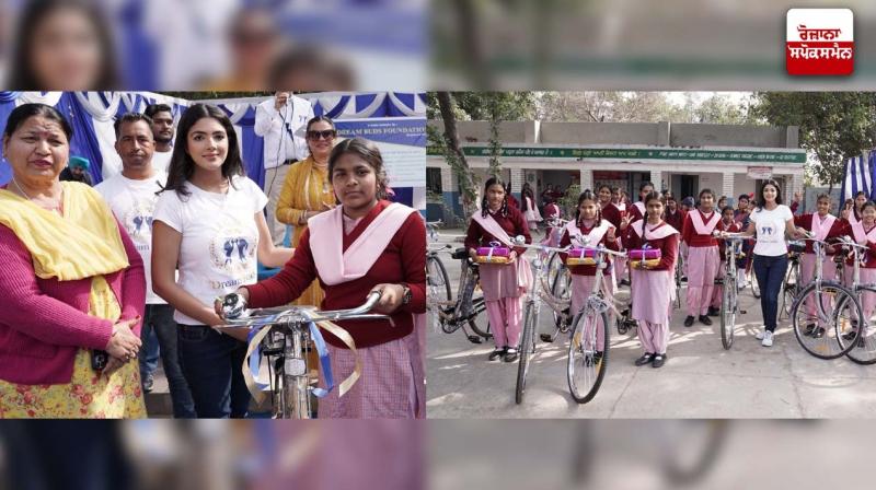 Diljott's Dream Buds Foundation donate bicycles to underprivileged girls Diljott's Dream Buds Foundation donate bicycles to underprivileged girls