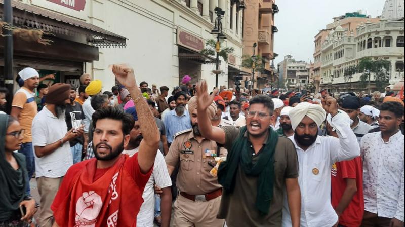 Protest Against Narendra Modi 