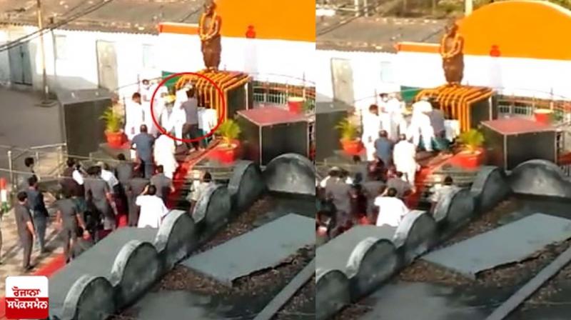 Youth Tries To Slap Bihar CM Nitish Kumar Youth Tries To Slap Bihar CM Nitish Kumar