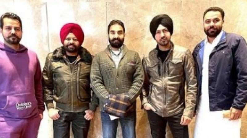 Gippy Grewal arrives at Delhi Dharna Gippy Grewal arrives at Delhi Dharna