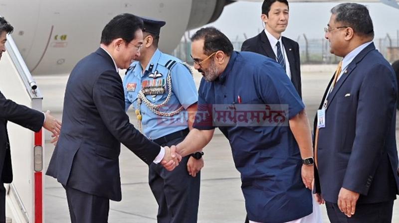 Japan PM Fumio Kishida arrives in India on 2-day visit Japan PM Fumio Kishida arrives in India on 2-day visit