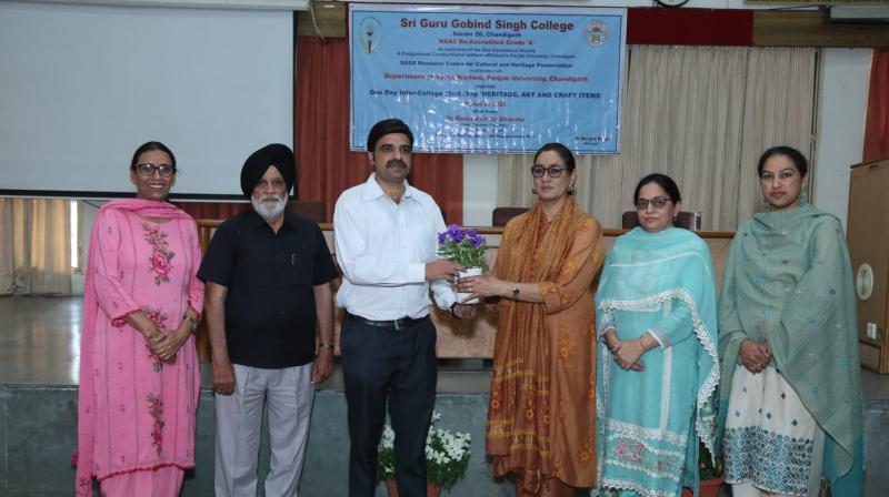 SGGS College organized Inter-College Heritage Workshop in collaboration with Youth Welfare Department of PU
