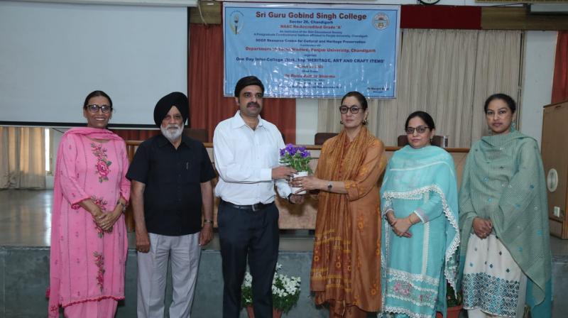SGGS College organized Inter-College Heritage Workshop in collaboration with Youth Welfare Department of PU SGGS College organized Inter-College Heritage Workshop in collaboration with Youth Welfare Department of PU