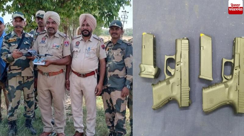 BSF arrests 2 smugglers with weapons from border News BSF arrests 2 smugglers with weapons from border News