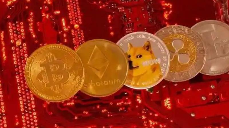 Major cryptocurrencies including Bitcoin, Dogecoin, Ether drop polygon value 