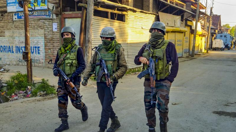 Encounter underway in Jammu-Kashmir's Kulgam Encounter underway in Jammu-Kashmir's Kulgam