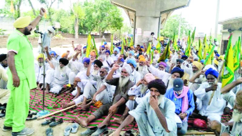 Farmers Protesting Against The Government. Farmers Protesting Against The Government.