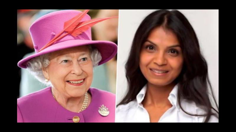 Akshata Murthy and Elizabeth II Akshata Murthy and Elizabeth II