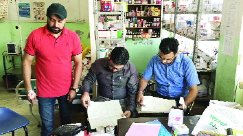 Health Department Team Investigating. Health Department Team Investigating.