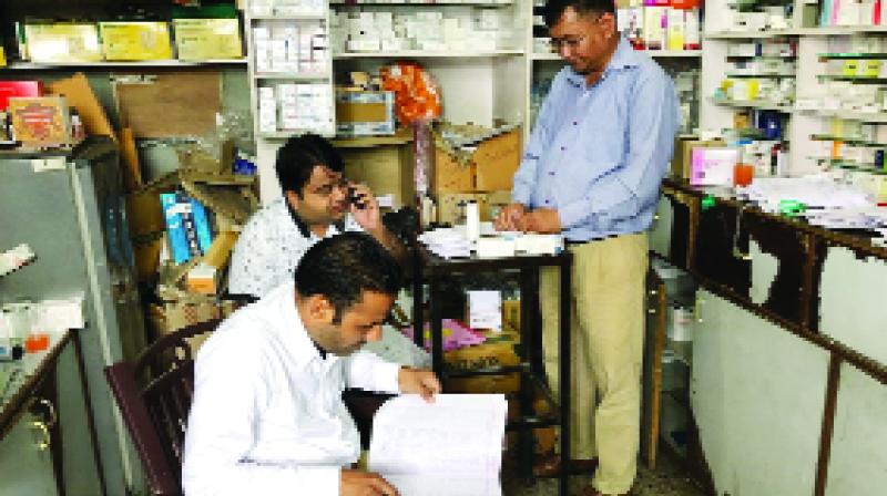 Health Department Examine Medicine Shop