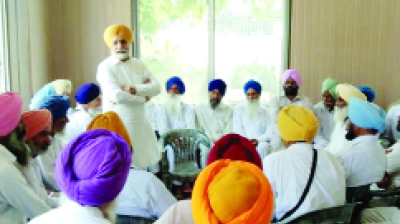 Sikander Singh Maluka During Meeting Sikander Singh Maluka During Meeting