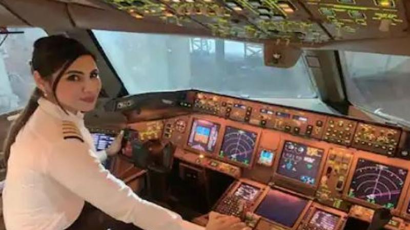 Indian woman pilot