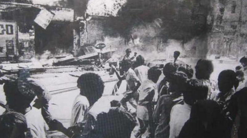 1984 Horrible sight of Kanpur station 1984 Horrible sight of Kanpur station