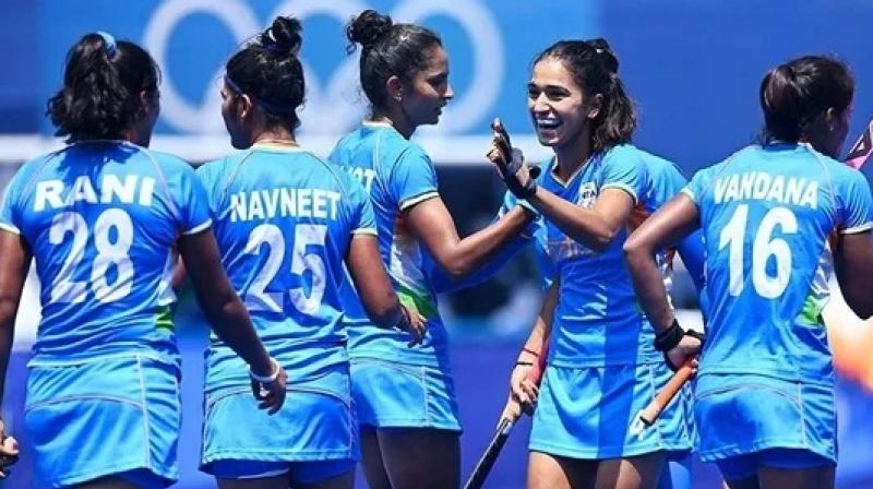 The Indian women's hockey team reached the quarter finals 