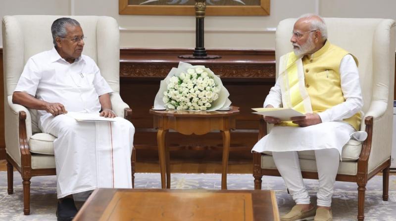 The Chief Minister of Kerala met the Prime Minister The Chief Minister of Kerala met the Prime Minister