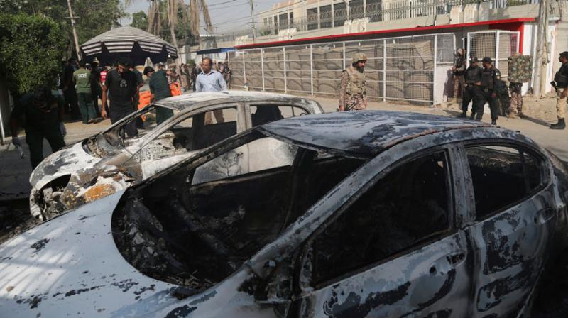 Karachi Chinese consulate Attack Karachi Chinese consulate Attack