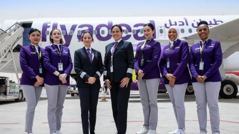 Saudi Arabia's First All-Female Crew Flight Saudi Arabia's First All-Female Crew Flight