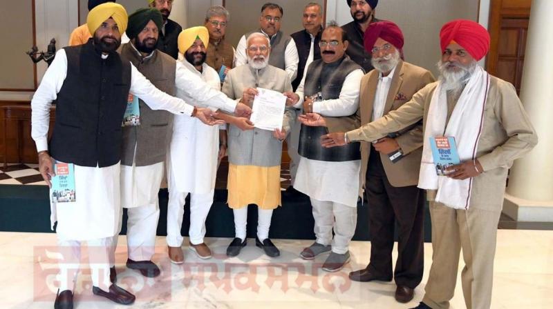 Punjab BJP leaders Meet PM Modi, demand reopening of Kartarpur corridor Punjab BJP leaders Meet PM Modi, demand reopening of Kartarpur corridor