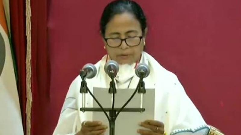 Mamata Banerjee takes oath as the Chief Minister of West Bengal 