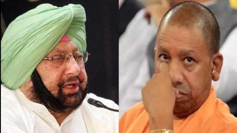 Captain Amarinder Singh, Yogi Adityanath Captain Amarinder Singh, Yogi Adityanath