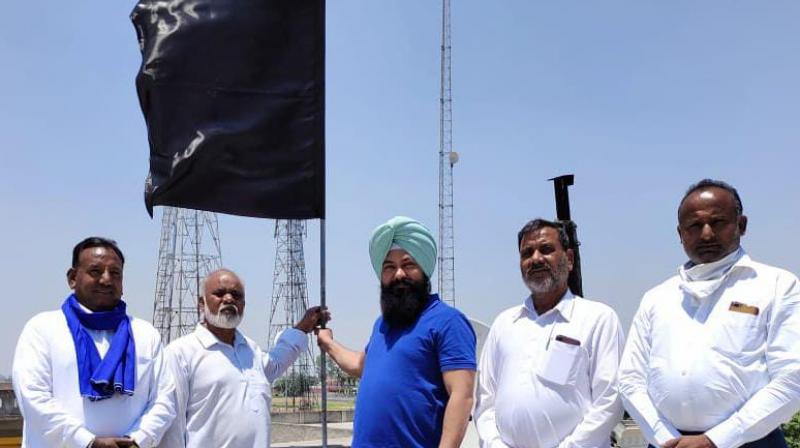 BSP Punjab 'Black day' protest BSP Punjab 'Black day' protest