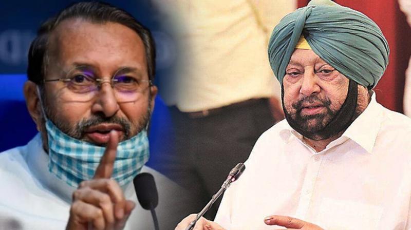 Prakash Javadekar and Captain Amarinder Singh