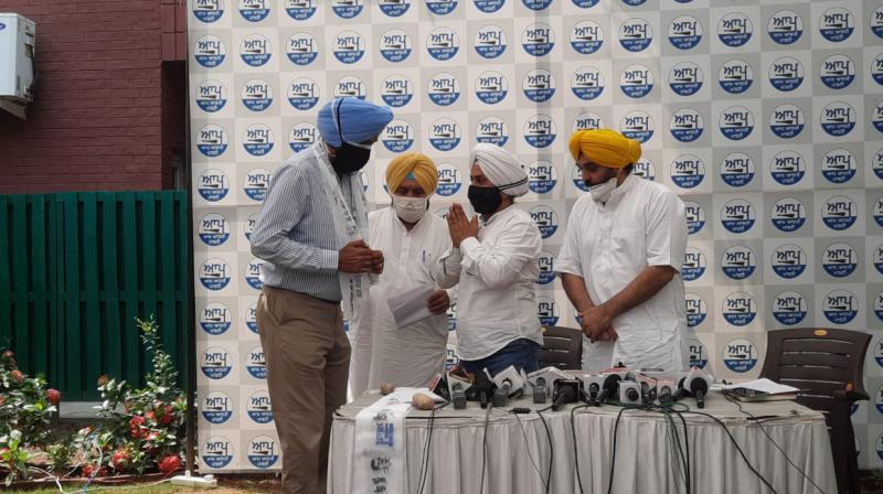 Arjuna Awardee Sajjan Singh joins AAP Arjuna Awardee Sajjan Singh joins AAP