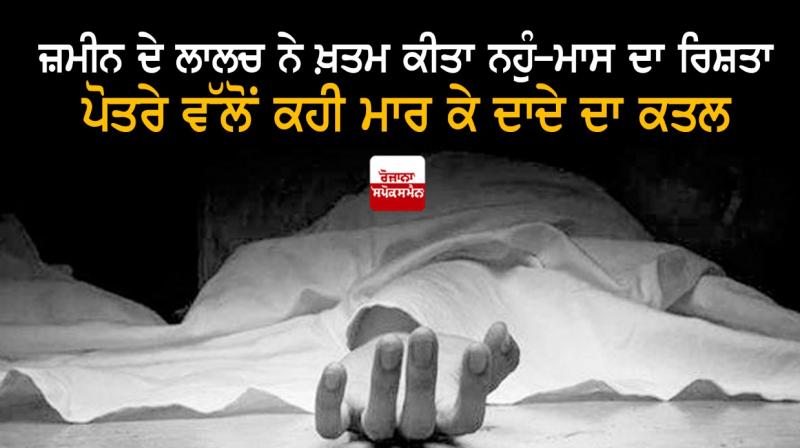 Grandson kills grandfather in Amritsar 