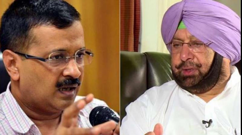 Arvind Kejriwal and Captain Amarinder Singh