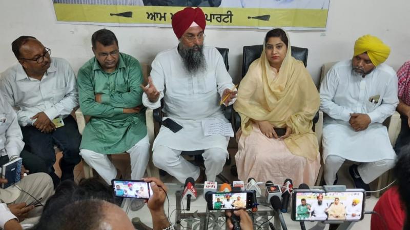 Kultar Sandhwan and Rupinder kaur in Press Conference Kultar Sandhwan and Rupinder kaur in Press Conference