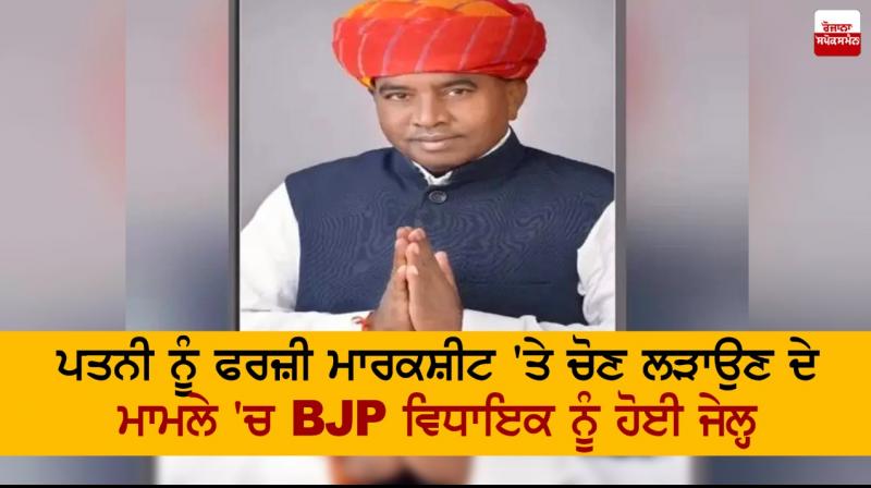 BJP MLA Amritlal Meena Arrested BJP MLA Amritlal Meena Arrested