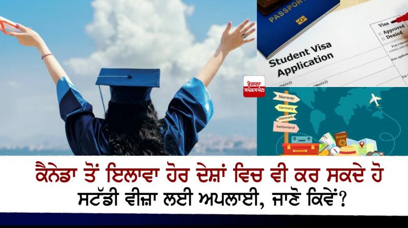 Apply for a study visa in countries other than Canada