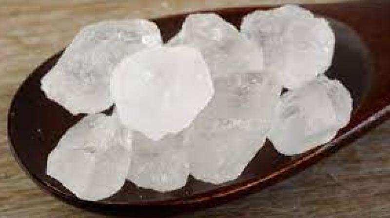Mishri relieves ailments like sore throat and cough Mishri relieves ailments like sore throat and cough