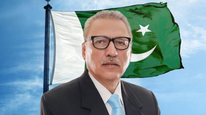 The President of Pakistan Dr. Arif Alvi 